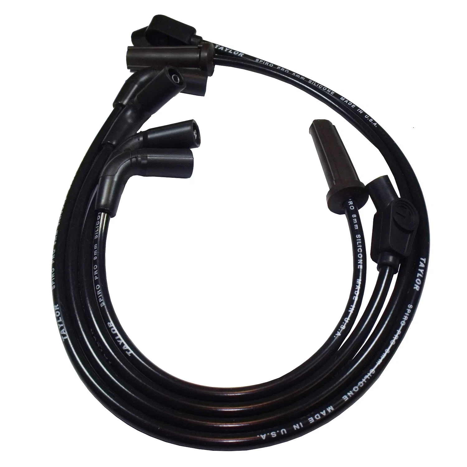 Spark Plug Wire Set 2018 Harley-Davidson 8mm Silicone Spiro Pro 135_ Black 10037